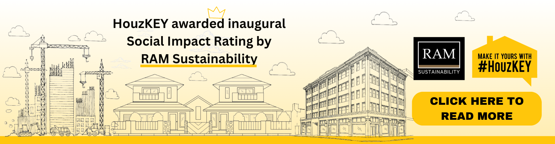 HouzKEY awarded inaugural Social Impact Rating by RAM Sustainability